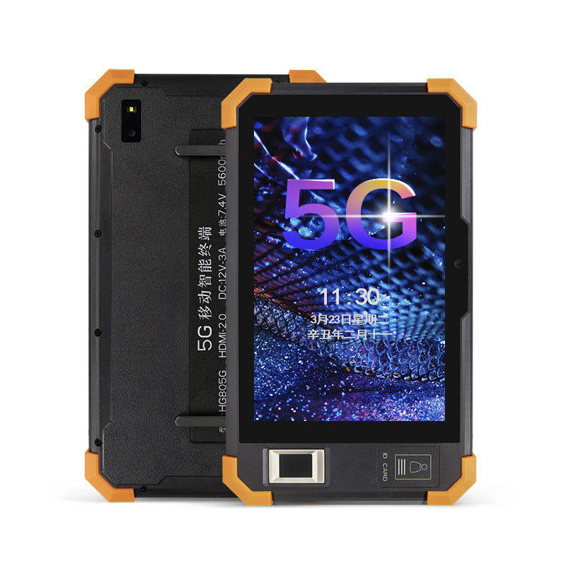 پنبه ضد آب IP68 8 اینچ تبلت اندروید صنعتی 5G ماژول اثر انگشت
