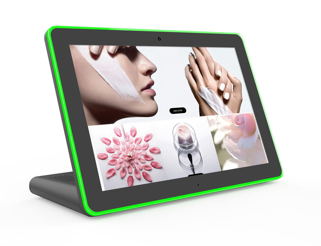 اندروید 8.1 NFC RFID همه در یک صفحه نمایش لمسی PC با نوار نور LED