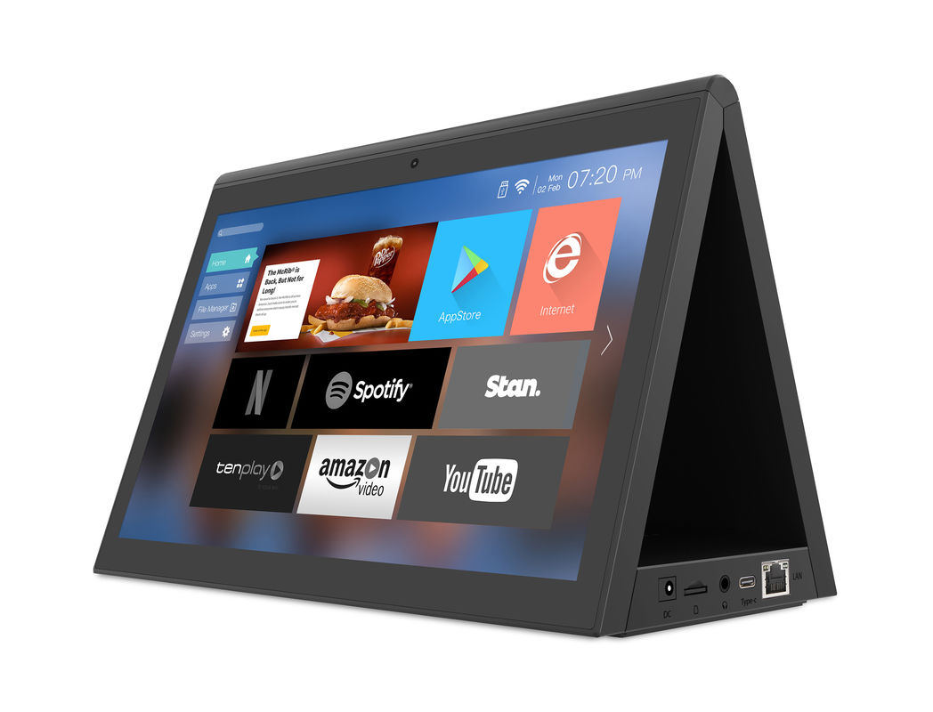 تبلت اندرویدی 10 اینچی HDMI IPS RK3288 FHD 1920*1080P دو صفحه نمایش