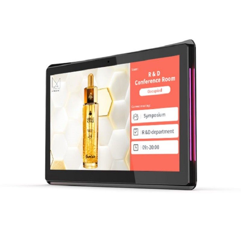 10.1 اینچ NFC POE اتاق جلسات دیواری تابلتی اندرویدی با نوار نور LED