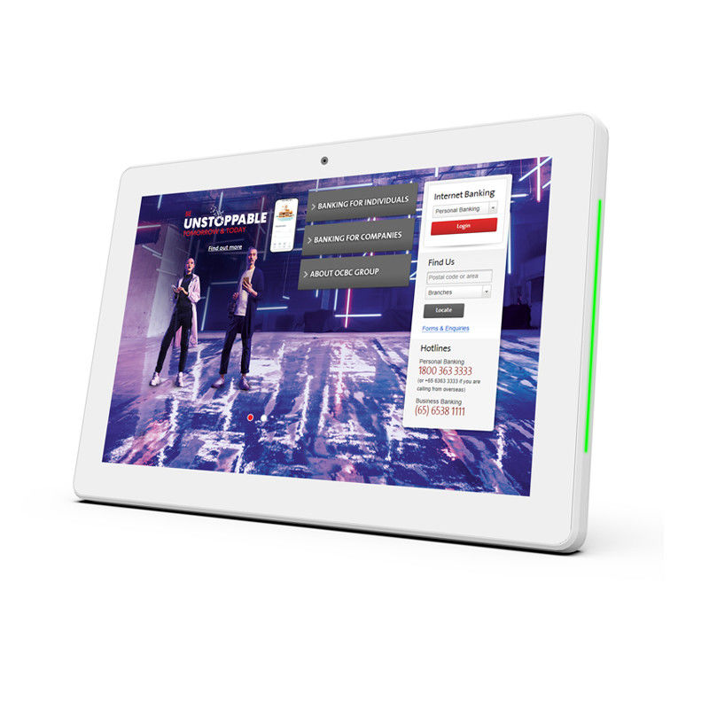POE NFC Android Tablet PC OEM 10.1 اینچ RK3288 CPU دیوار نصب