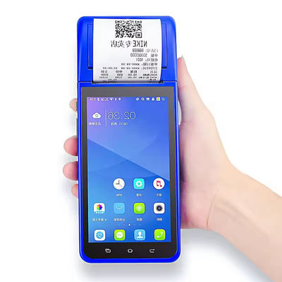 ترمینال پرداخت موبایل هوشمند NFC 5.5 اینچ دستگاه Pos قابل حمل ترمینال هوشمند دستی هوشمند با پرینتر دوربین