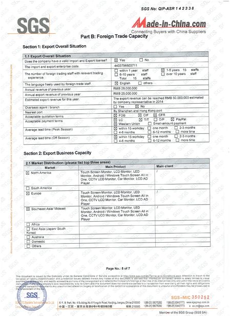 چین Shenzhen Hopestar SCI-TECH Co., Ltd. گواهینامه ها